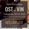Ostprovning Ost till Vin 30/1
