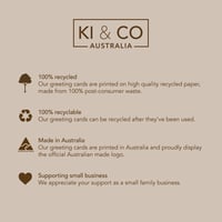 Image 2 of Greeting card - Kangaroos, The gathering