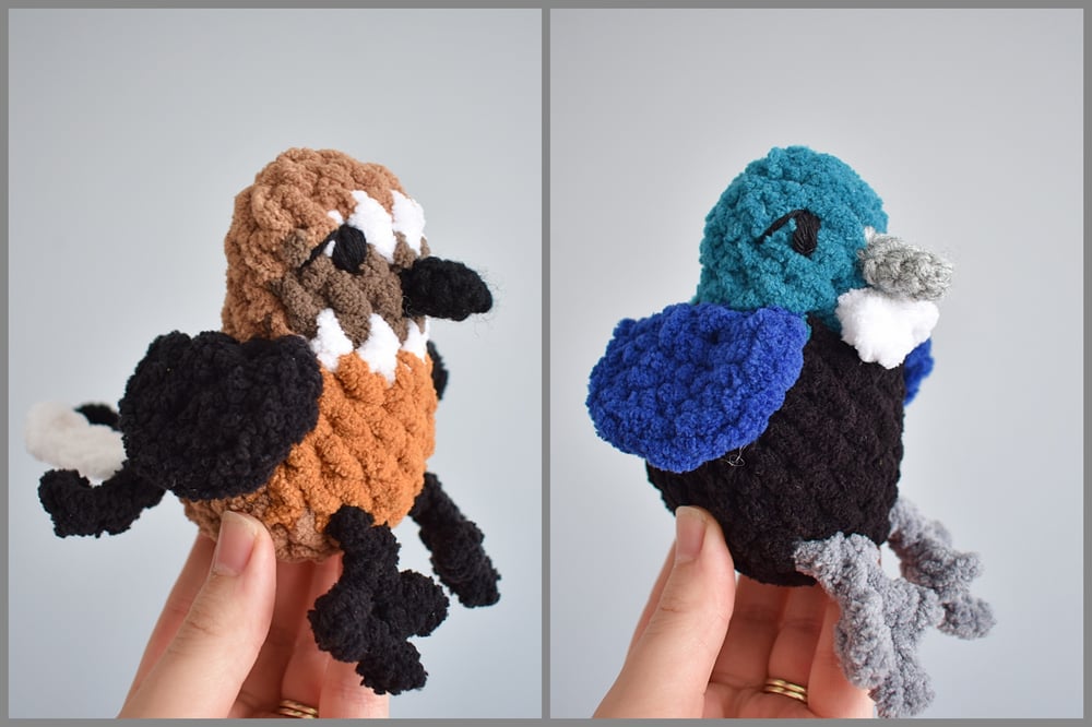 Image of NZ Native Birds - Crocheted