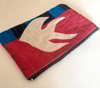 Image 1 of Swallow Pouch large- Pinks and blues