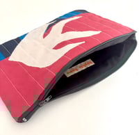 Image 3 of Swallow Pouch large- Pinks and blues