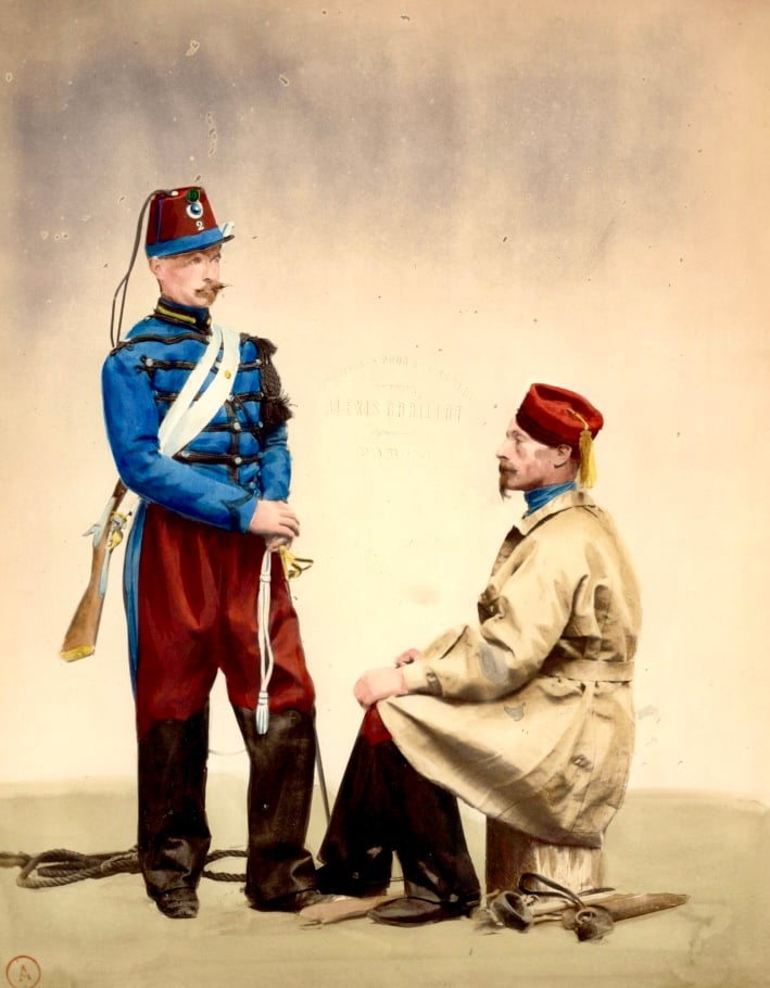 Image of Louise Laffon: Chasseurs d'Afrique, France ca. 1866