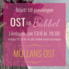 Ostprovning Ost till Bubbel 13/6