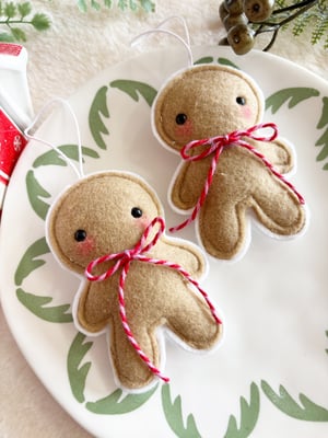 Image of Mini gingerbread decorations
