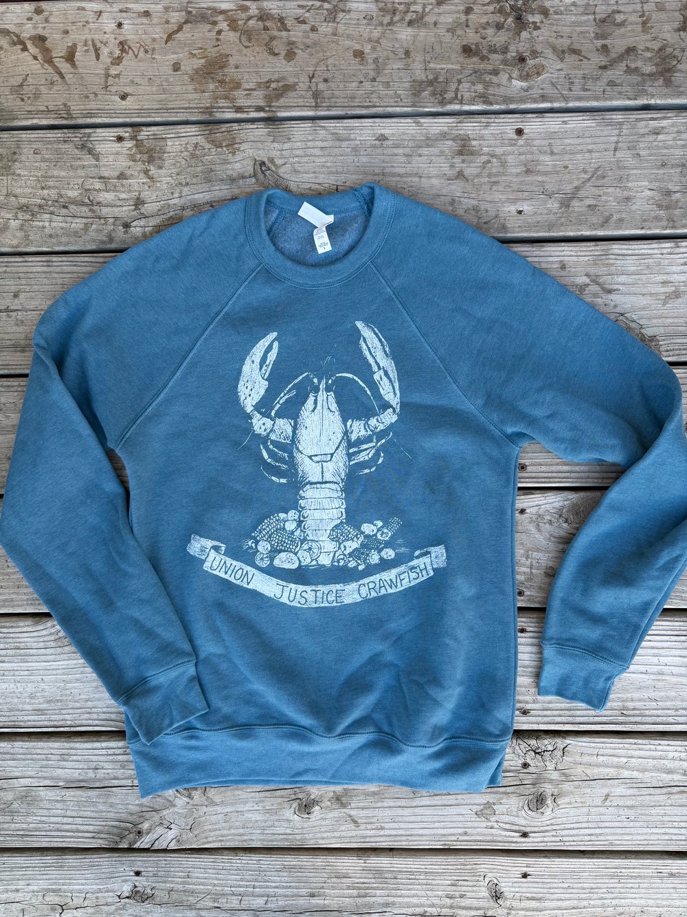 Image of Adult Union, Justice, Crawfish Sweatshirt 