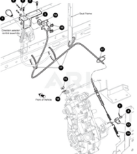 Ambush Diff locking cable rear 