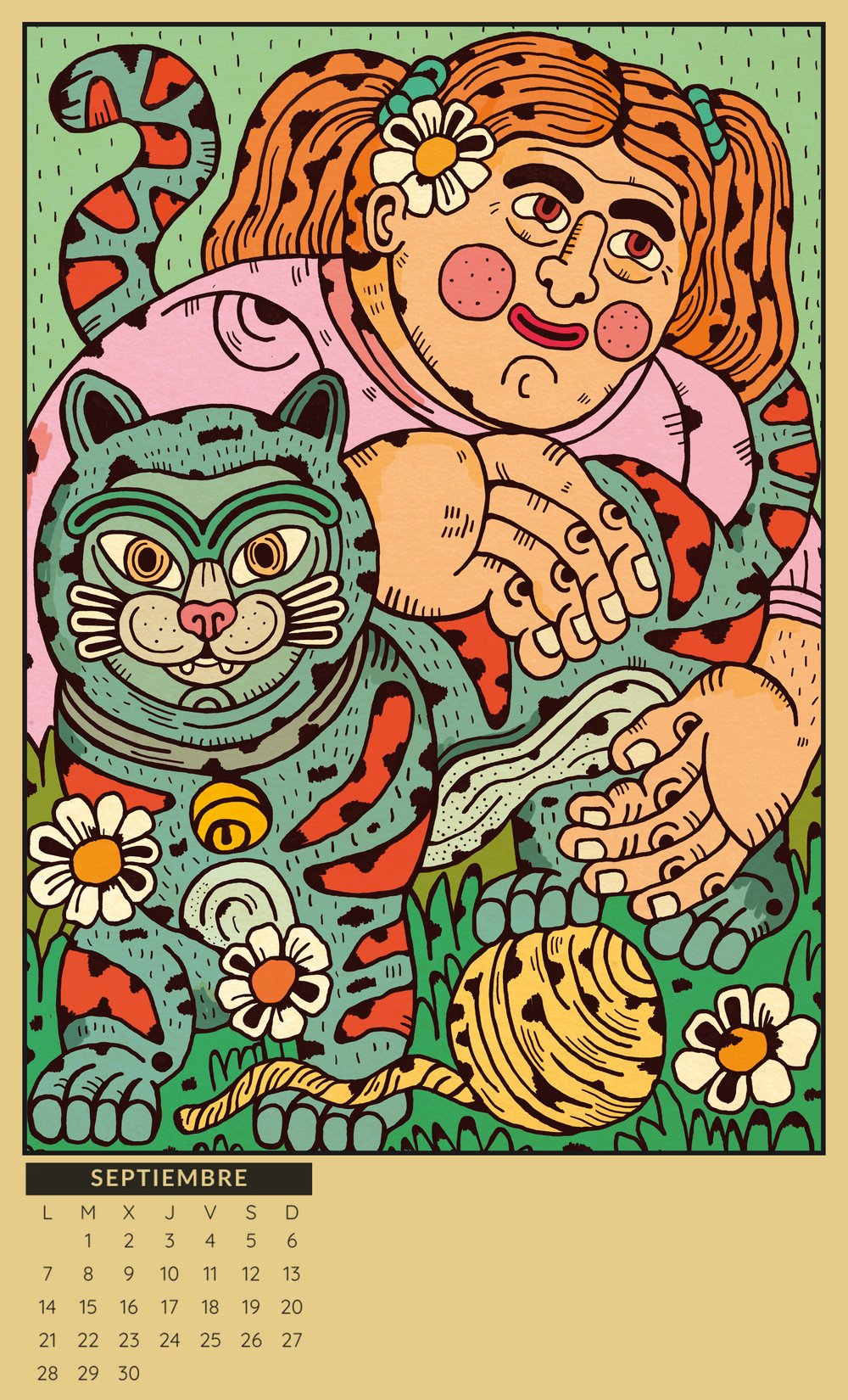 Image of Calendario Percales 2026