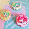 Vocal Synth Bottlecap Pins - Hatsune Miku / Kasane Teto / Megpoid Gumi 