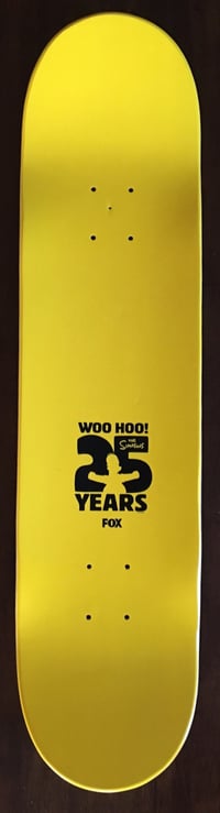Image 2 of  THE SIMPSONS 25 YEARS ANNIVERSARY skateboard deck