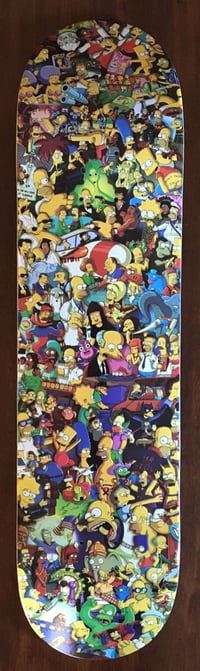 Image 1 of  THE SIMPSONS 25 YEARS ANNIVERSARY skateboard deck