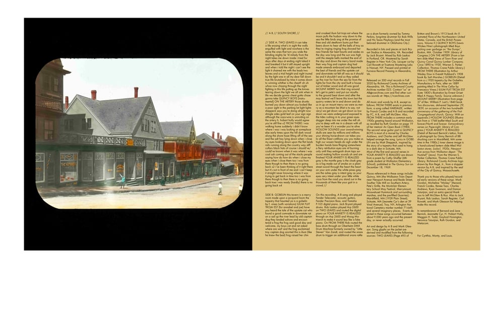 A B "SOUTH SHORE" 12 inch LP (180g black vinyl) 