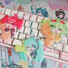 Vocal Synth PVC Puffy Charms - Hatsune Miku / Kasane Teto / Megpoid Gumi