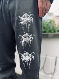 Image 2 of Beak> ‘Jitter Logo’ Joggers CHARCOAL GREY