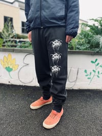 Image 3 of Beak> ‘Jitter Logo’ Joggers CHARCOAL GREY