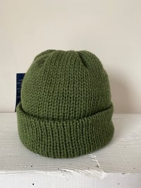 Image 3 of Merino BEANNIE - Christmas Green £58.00