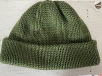 Image 2 of Merino BEANNIE - Christmas Green £58.00