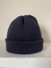 Image 1 of  Merino BEANNIE - Navy £58.00