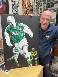 CHIC CHARNLEY HIBS SIGNED PAINTING