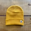 CUFFED BEANIE - MUSTARD