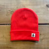 CUFFED BEANIE - RED