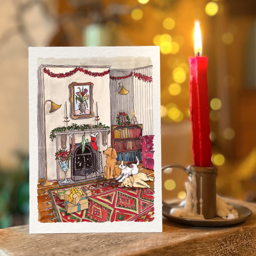Image of PREORDER: fireside christmas card