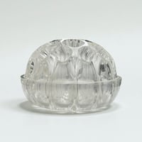 Image 3 of Ancien vase pique-fleurs en verre moulé - 31 trous - Porte crayon - Années 30 - 40 