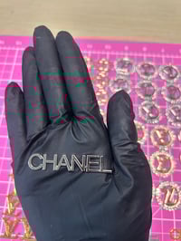 1x Silver Metal Flat Back Charm Cc Craft, Junk Case & Jewellery Making UK