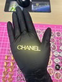 1x Gold Metal Flat Back Charm Cc Craft, Junk Case & Jewellery Making UK