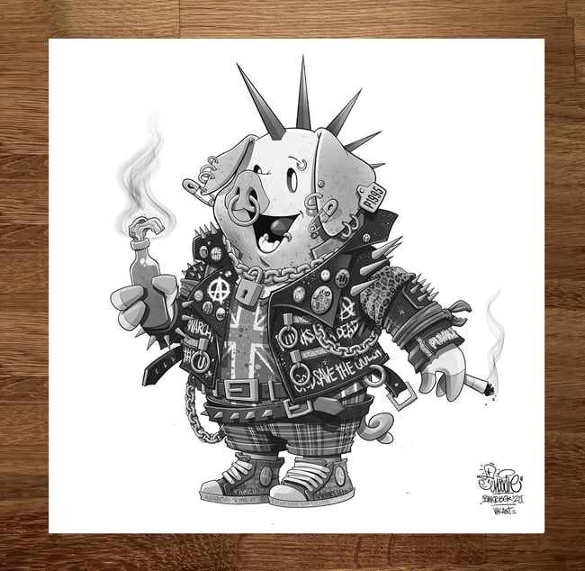 Vacant - Inktober 25 Print