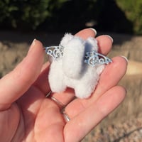 Image 2 of Pink Micro Kitty with Silver Wings