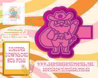 Image 2 of Cowboy Santa Yeehaw Mold|Housing Mold Maker STL File for Freshies|Candle|Aroma Beads|Freshie Mold