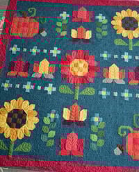 Image 2 of Autumn Afternoon Sampler Quilt in Grasscloth Cottons