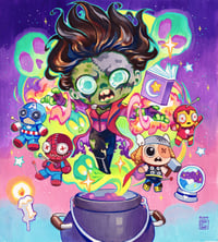 Image 1 of Marvel Snap! Zombie Scarlet Witch(Original Art)