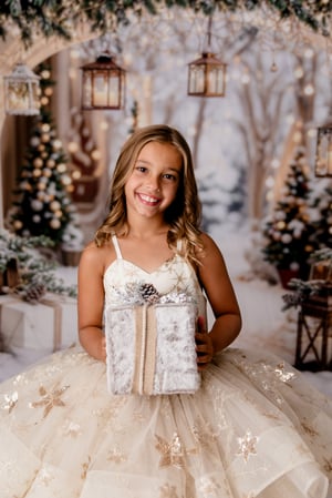 Image of Elegant Living Room - Twinkling Christmas Arch  11/8