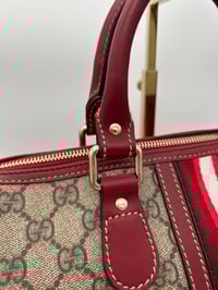 Image 3 of Gucci Joy GG Canvas Red & White Boston Bag