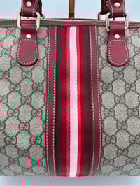 Image 2 of Gucci Joy GG Canvas Red & White Boston Bag