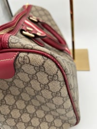 Image 11 of Gucci Joy GG Canvas Red & White Boston Bag