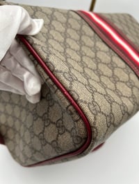 Image 17 of Gucci Joy GG Canvas Red & White Boston Bag
