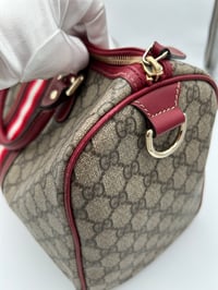 Image 13 of Gucci Joy GG Canvas Red & White Boston Bag