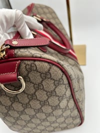 Image 14 of Gucci Joy GG Canvas Red & White Boston Bag