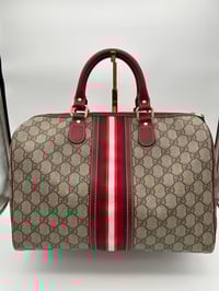 Image 7 of Gucci Joy GG Canvas Red & White Boston Bag