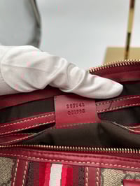 Image 21 of Gucci Joy GG Canvas Red & White Boston Bag