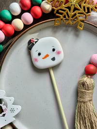 Image 1 of Mini Snowman cookie pop