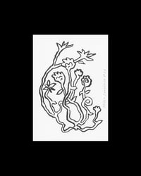 Planta salvaje postal