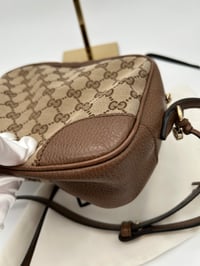 Image 5 of Gucci Bree GG Canvas Crossbody Bag Brown