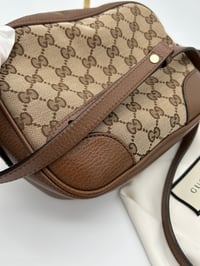 Image 7 of Gucci Bree GG Canvas Crossbody Bag Brown