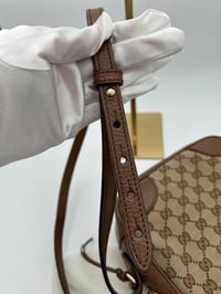 Image 12 of Gucci Bree GG Canvas Crossbody Bag Brown