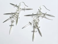 Image 3 of Cloud Of Daggers Earrings