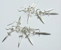Image 2 of Cloud Of Daggers Earrings