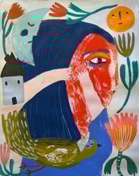 She found herself in the flower